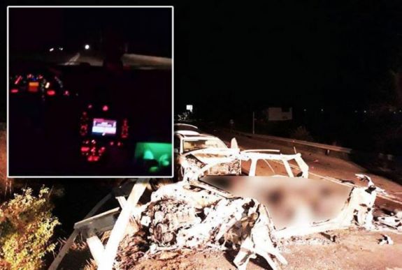 Felvétel jelent meg a balesetben meghalt öt fiatal életének utolsó perceiről