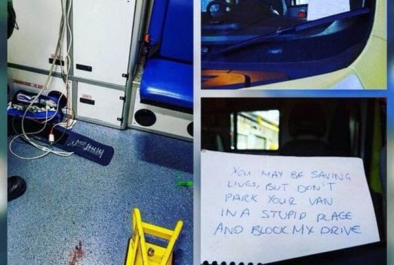Ennél bunkóbb üzenetet még nem kaptak mentősök