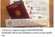 Figyelem, átverés! A Wizz Air nem ad ingyen jegyeket