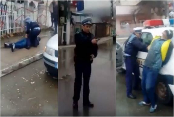 Ijesztő jelenetek: előrántotta fegyverét a kis híján meglincselt rendőr