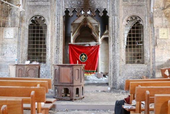 Ismét misét tartottak az iraki Moszul Szent Pál templomában