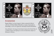 Bélyeget bocsát ki Mihály király emlékének tiszteletére a Romfilatelia