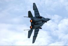 Lezuhant egy lengyel harci repülőgép Varsó közelében