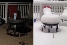 Így borította be a hó Amerikát egy éjszaka alatt (VIDEÓ)