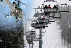Több mint száz turista rekedt egy síliften az ausztriai alpokban