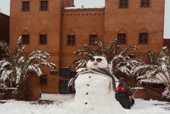 Marokkóban 50 év után újra havazott