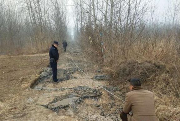 Majdnem egy kilométernyi utat lopott el egy kínai tolvaj