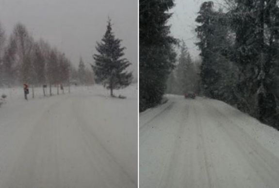 Hargita megyében már most nehézkes a közlekedés