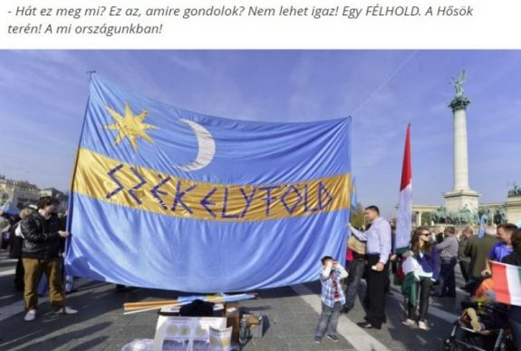 Mémek – Híres muszlim jelkép a székely zászlóban