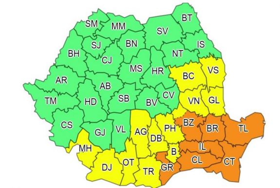 Újabb másodfokú hóviharriadó lép érvénybe hét megyében