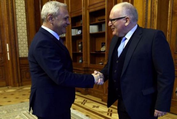 Dragnea a Timmermansszal való találkozóról: Én adjak magyarázatot?