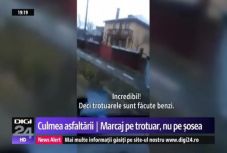 Kétsávos járdája van egy Neamț megyei községnek