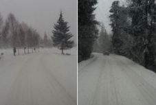 Hargita megyében már most nehézkes a közlekedés