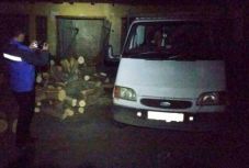 Hargita megye: autós üldözés után fogták el az illegális farakomány szállítóit