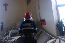 Beomlott egy máramarosszigeti öregotthon mennyezete