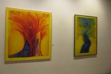 Szakács Imre szentendrei festőművész munkáit állították ki a Bernády Házban