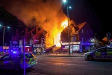 Robbanás történt egy brit városban