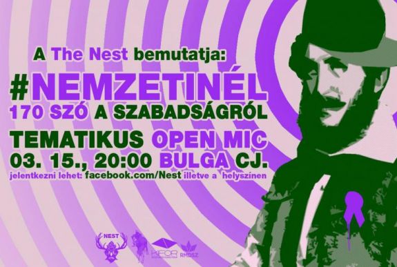 170 szó a szabadságról: slam poetryvel ünnepelnek a kolozsvári fiatalok