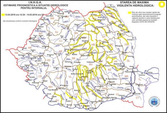 Másodfokú árvízkészültség van Hargita megyében