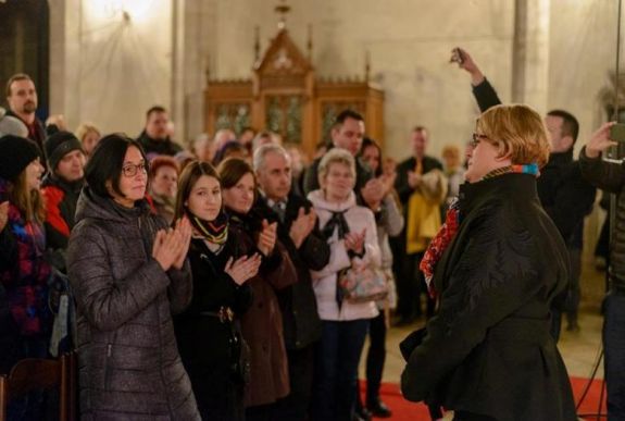 Horváth Annáért szólt a taps a kolozsvári Szent Mihály-templomban
