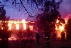 Lángra kapott egy kórház, rengeteg a halott