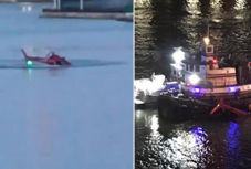 A folyóba zuhant egy helikopter New York-ban, ketten meghaltak