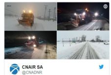 Bőven akadt dolguk az éjjel a hókotróknak Romániában