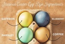 Így fessen tojást természetes alapanyagokkal
