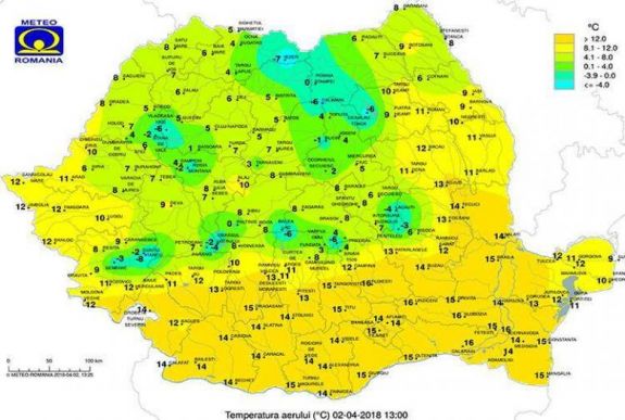 Ilyen lesz az időjárás a következő két hétben Erdélyben
