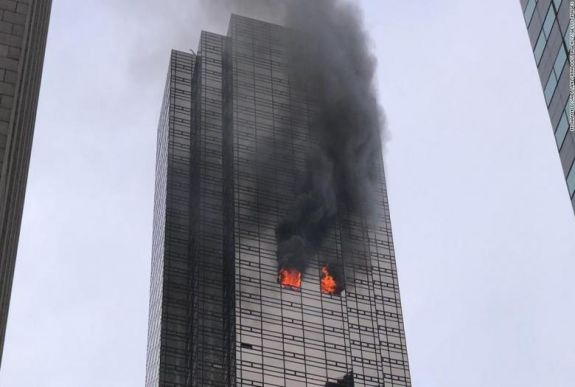 New Yorkban tűz ütött ki a Trump-toronyban, halálos áldozat is van