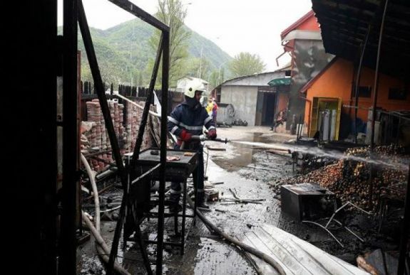 Gázpalackok közelében ütött ki tűz Herkulesfürdőn