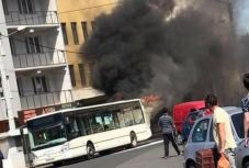 Két hét alatt a második utasokkal teli busz gyullad ki Szatmárnémetiben