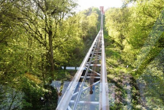 Három hétig nem használható a dévai vár felvonója