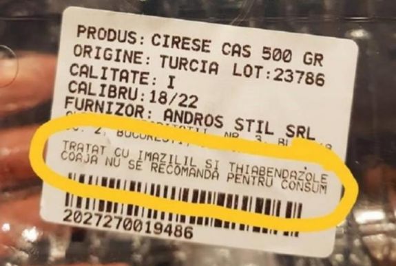 Mégis veszélyes az egészségre a rosszul címkézett cseresznye