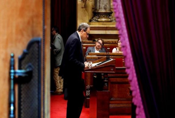 Nem választotta elnökké Quim Torrát a katalán parlament