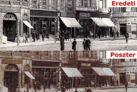 FRISSÍTVE - Már lekerült a történelemhamisító óriásposzter Kolozsvár főteréről