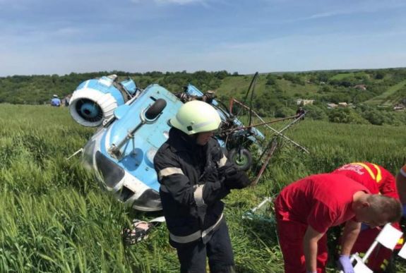 Lezuhant egy helikopter Torda mellett