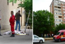 Lezuhant a tizedik emeletről egy nagyváradi ipari alpinista