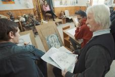 Balázs József gyergyóalfalvi festőművész az egyik Mentor-díjas