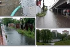 Több utcát öntött el Temesváron a víz a heves esőzések miatt