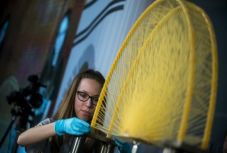 Román diákok építették a legerősebb spagettihidat Budapesten