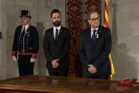 Továbbra is a függetlenné válást tűzi ki célul a hivatalba lépő új katalán elnök