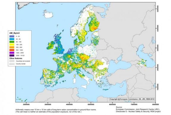 Aggasztóan nagy a radonszennyeződés a romániai épületekben