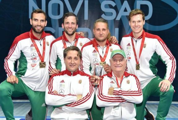 Huszonhét év után lett ismét Európa-bajnok a magyar férfi kardcsapat