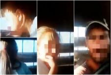 Hat éves lányára bízta a volánt, majd élőben facebookozott