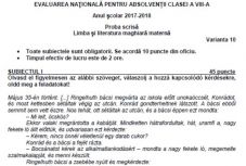 Képességvizsga: ezt a tételt kapták a tanulók magyar nyelv és irodalomból