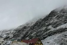 Visszatért a tél a Fogarasi havasokba