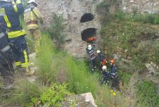 Mentési gyakorlatot tartottak a nagyváradi várban 