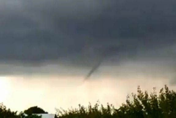 Tornádó csapott le a román tengerparton