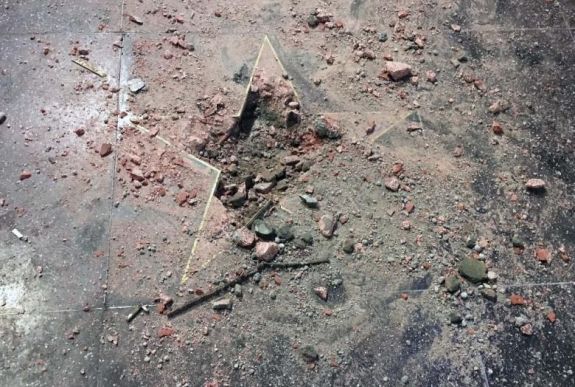 Szétzúzták Trump csillagát a hírességek sétányán